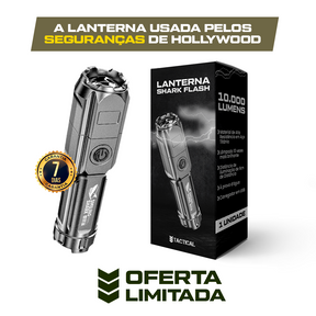 LANTERNA TÁTICA SHARK FLASH®[ÚLTIMO DIA NA PROMOÇÃO E FRETE GRÁTIS]